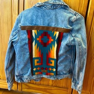 Mercy grey / Pendleton custom jean jacket
